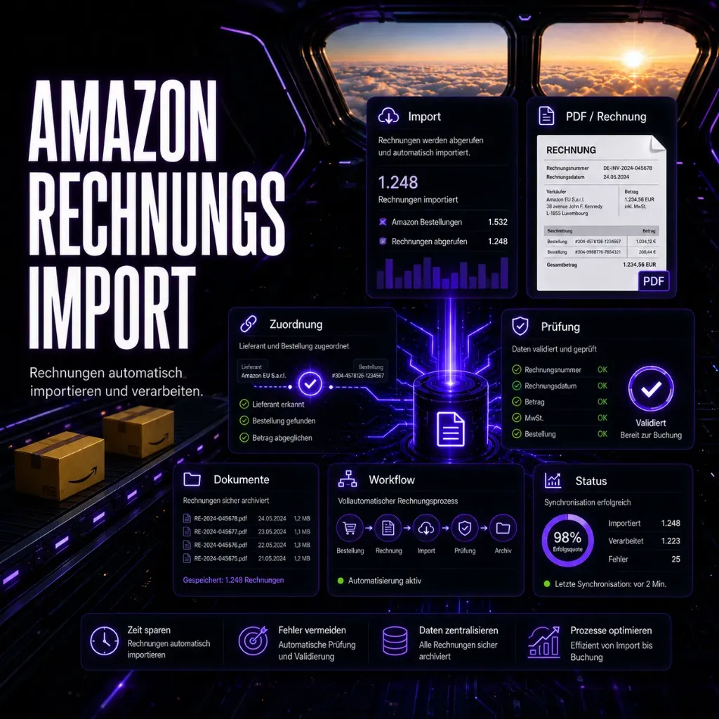 Amazon Rechnungs Import